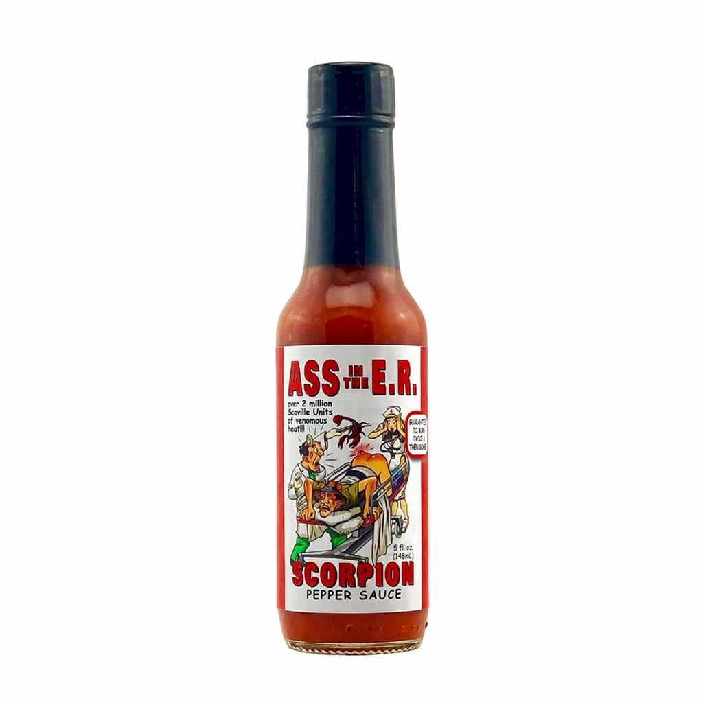 Ass in the E.R. Scorpion Pepper Sauce