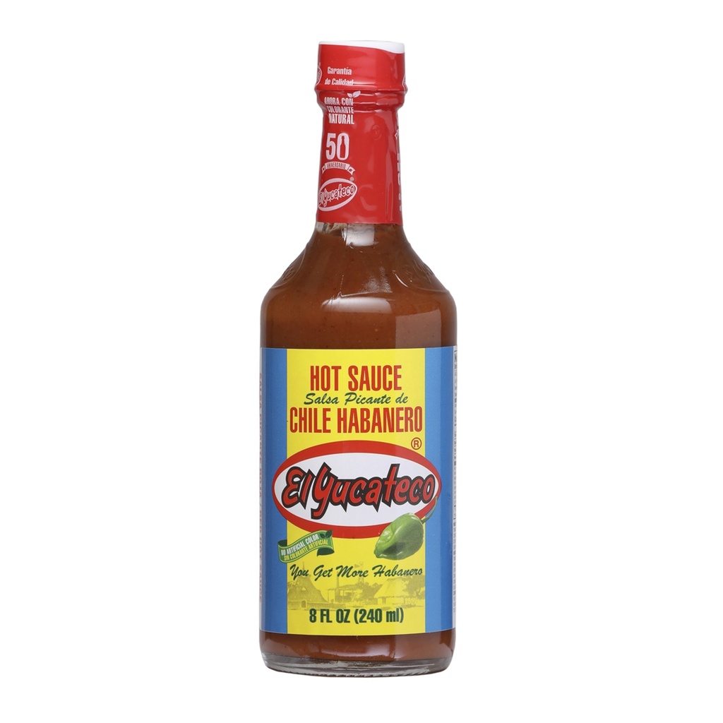 El Yucateco Red Chile Habanero Hot Sauce - 8 oz.