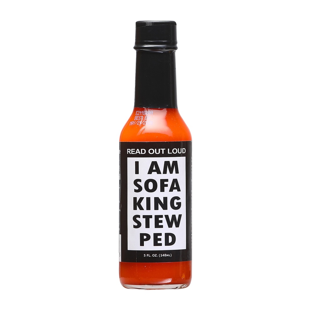 I am Sofa King Stew Ped Hot Sauce