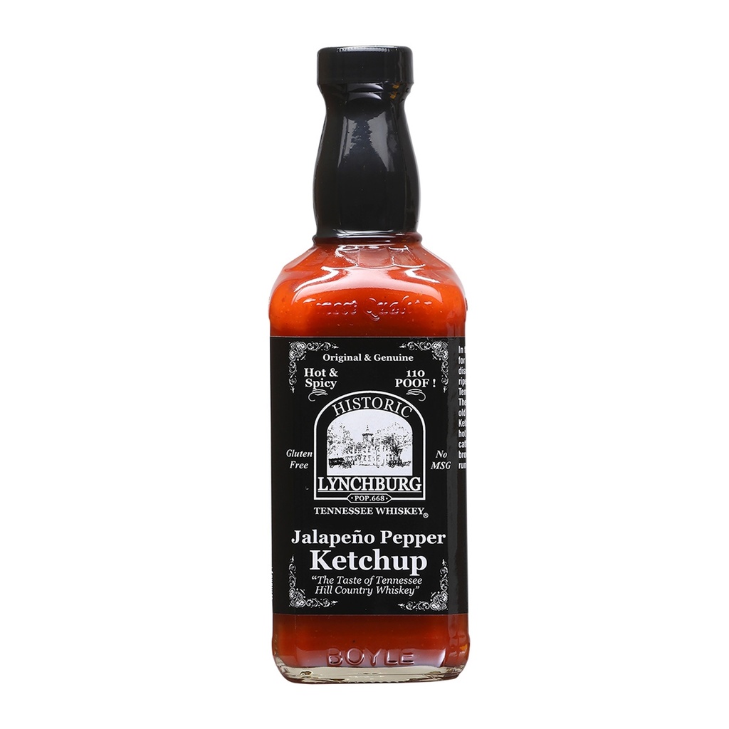 Historic Lynchburg Tennessee Whiskey Jalapeno Pepper Ketchup 110 'Poof'