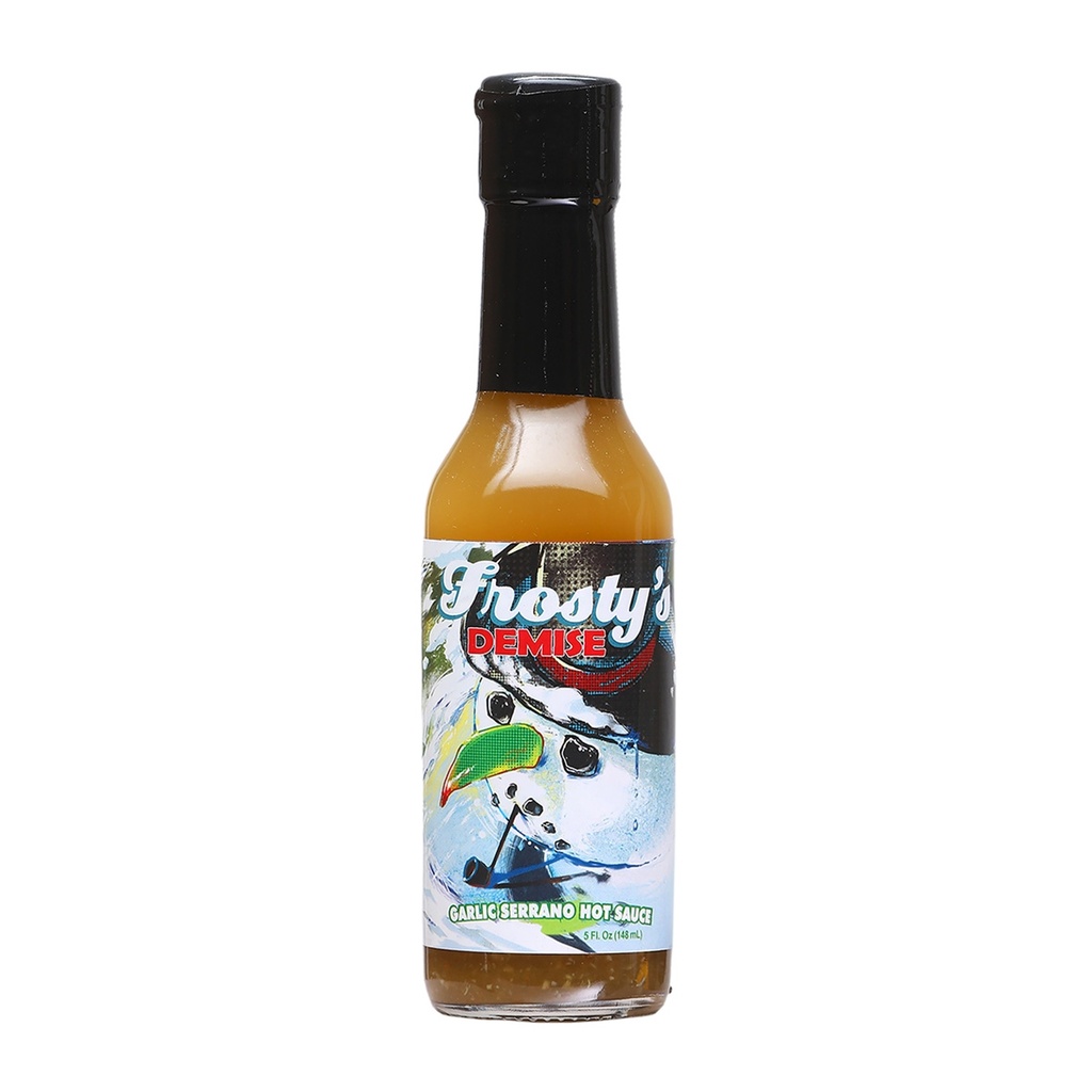 Frosty's Demise Garlic Serrano Hot Sauce
