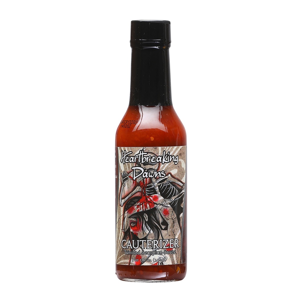 Heartbreaking Dawn's Cauterizer Trinidad Scorpion Hot Sauce