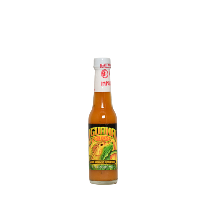 Iguana Bold Gold Habanero Hot Sauce Deuce 2 oz.