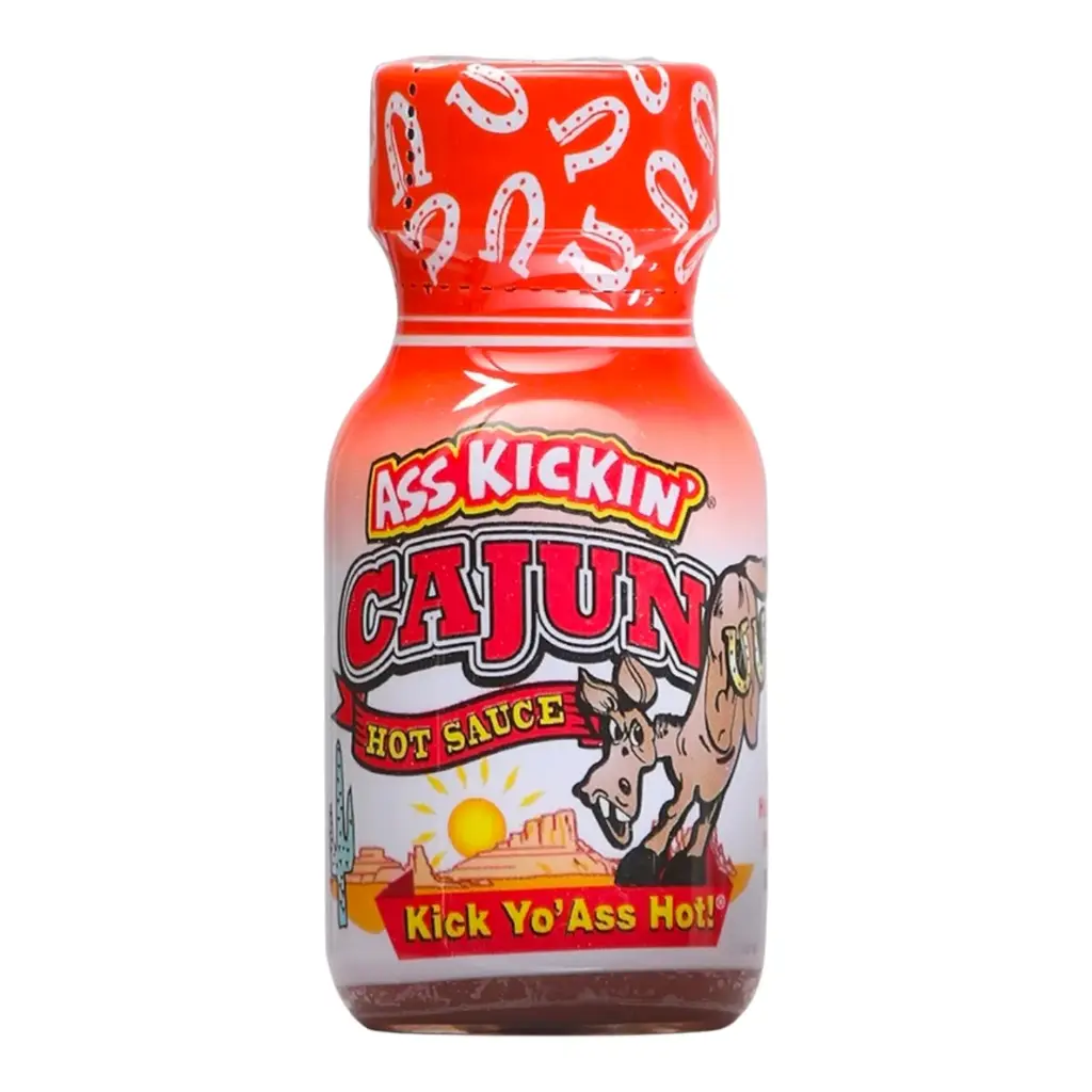 Ass Kickin’ Cajun Hot Sauce – Mini Travel Size 3/4 oz.