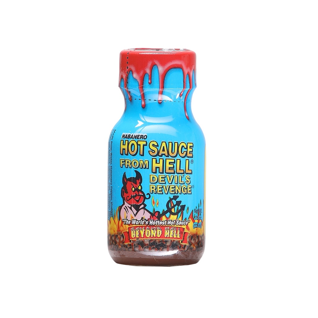 Habanero Hot Sauce From Hell Devil's Revenge Mini