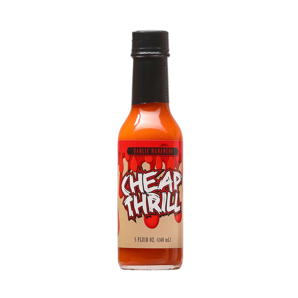 Cheap Thrill Garlic Habanero Hot Sauce