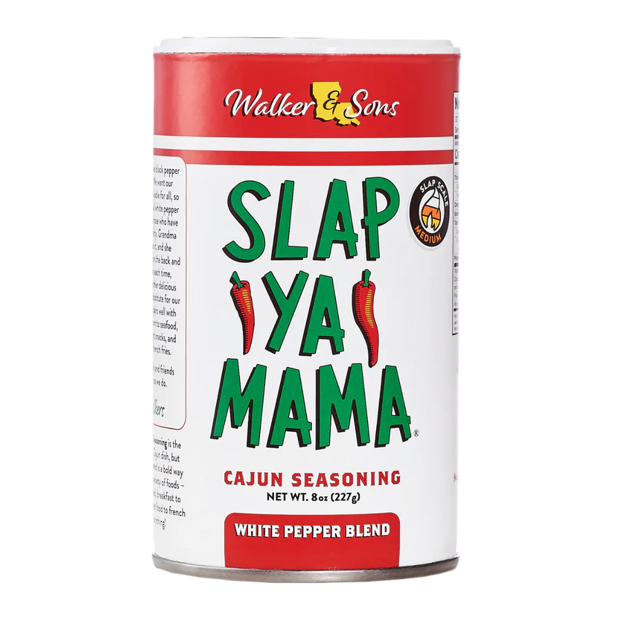 Slap Ya Mama "White Pepper Blend" Cajun Seasoning - 8 oz.