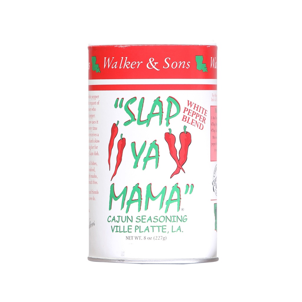 Slap Ya Mama White Pepper Blend Cajun Seasoning - 8oz.