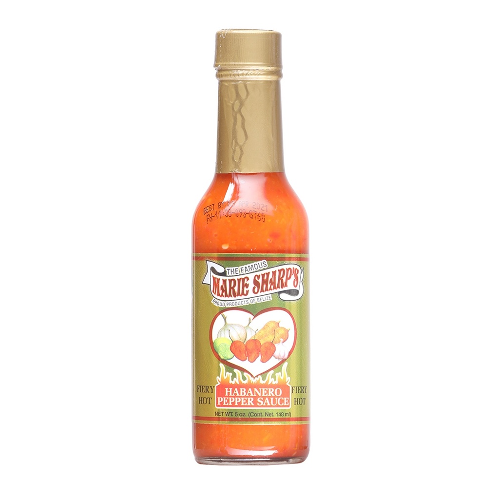 Marie Sharp's "Fiery Hot" Habanero Pepper Sauce 5 oz.