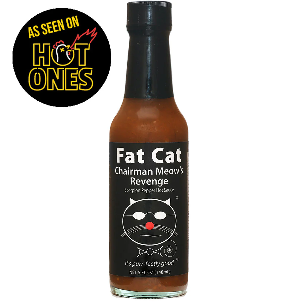 Fat Cat Chairman Meow's Revenge Scorpion Pepper Hot Sauce