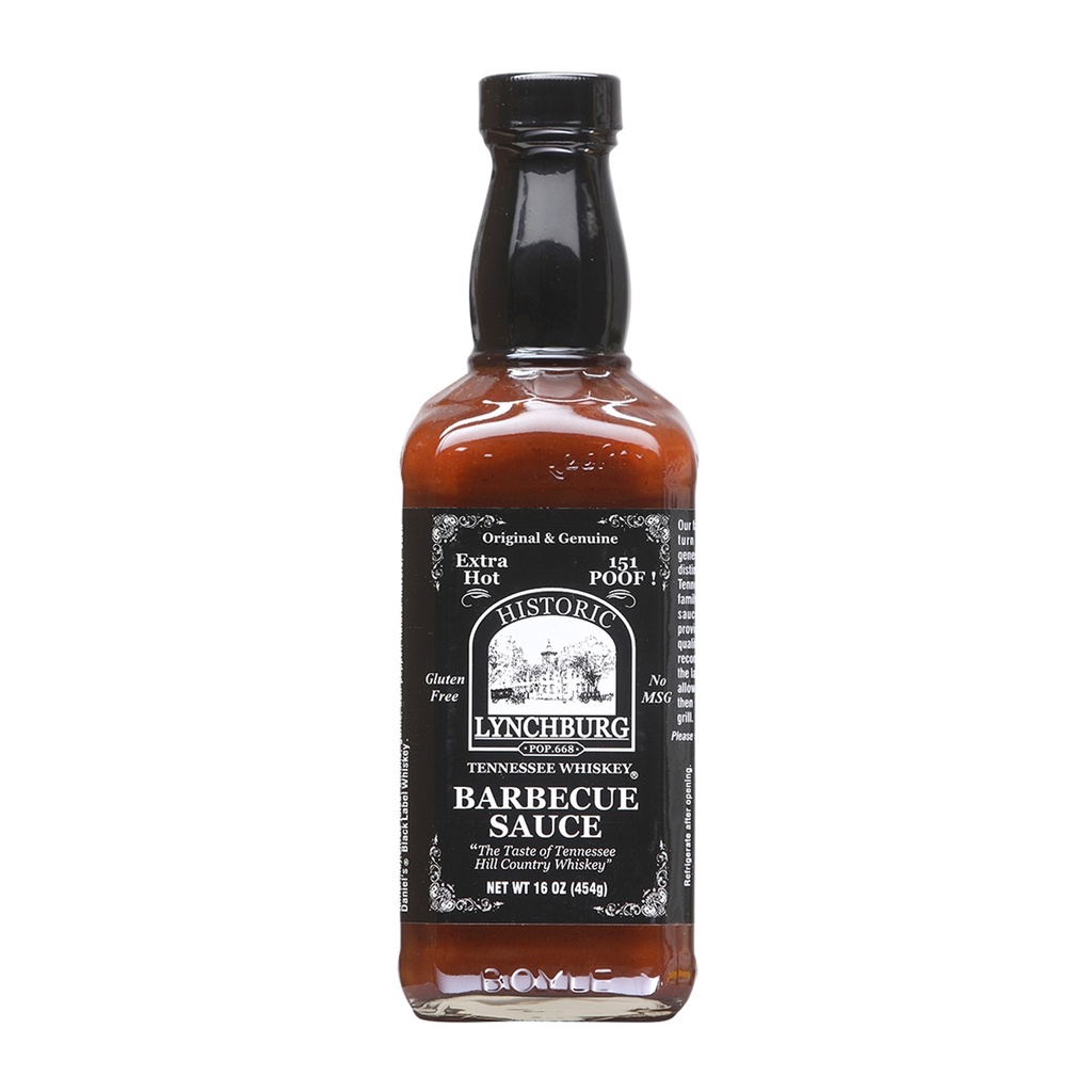 DISCONTINUED: Historic Lynchburg Tennessee Whiskey Fiery Hot Barbecue Sauce 151 'Poof'