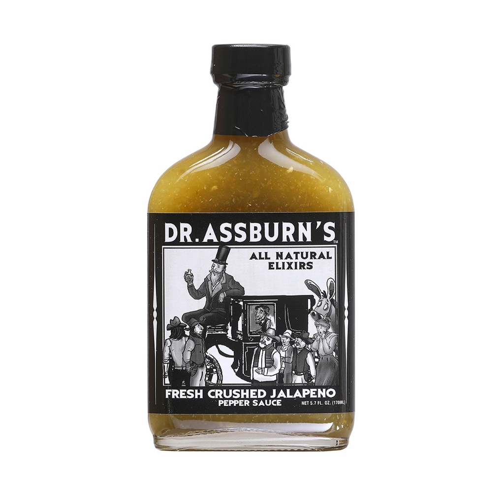 Dr. Assburn's Fresh Crushed Jalapeno Pepper Hot Sauce