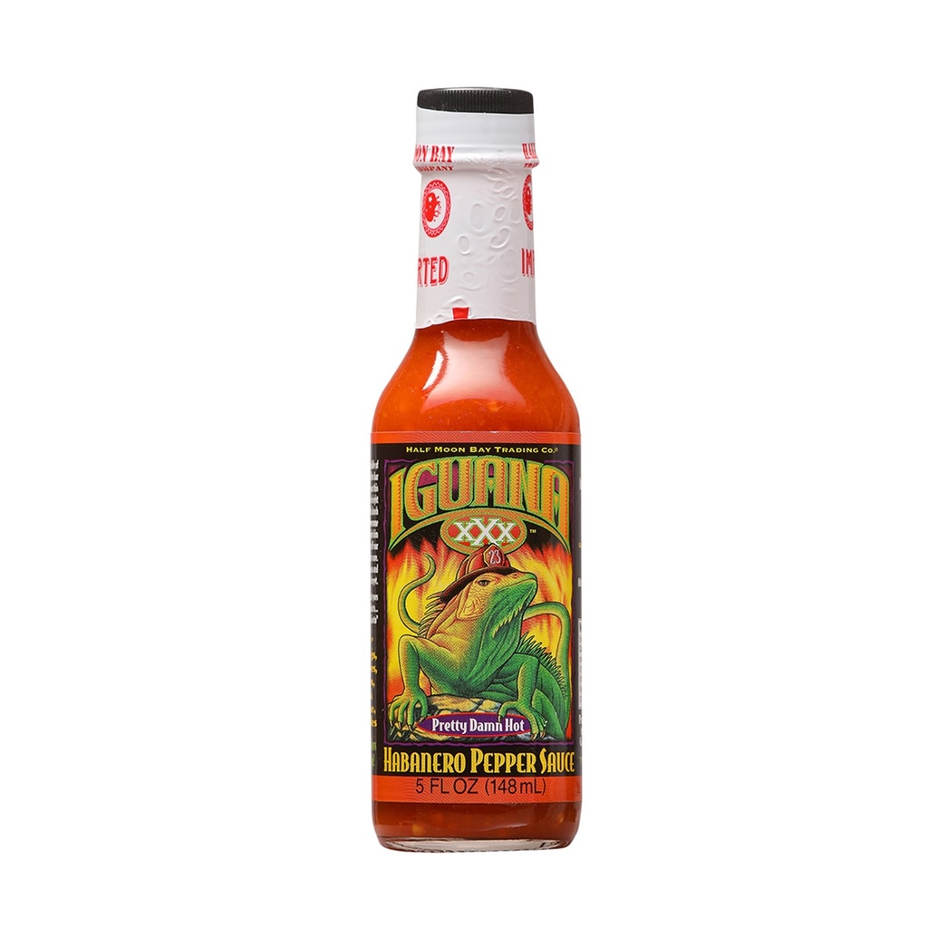 Iguana XXX Pretty Damn Hot Habanero Pepper Sauce 5 oz.