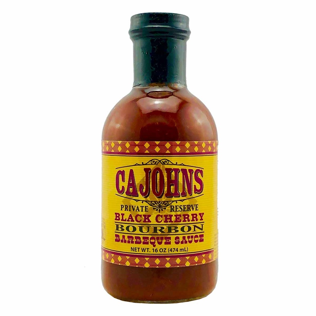 CaJohns Black Cherry Bourbon Barbecue Sauce