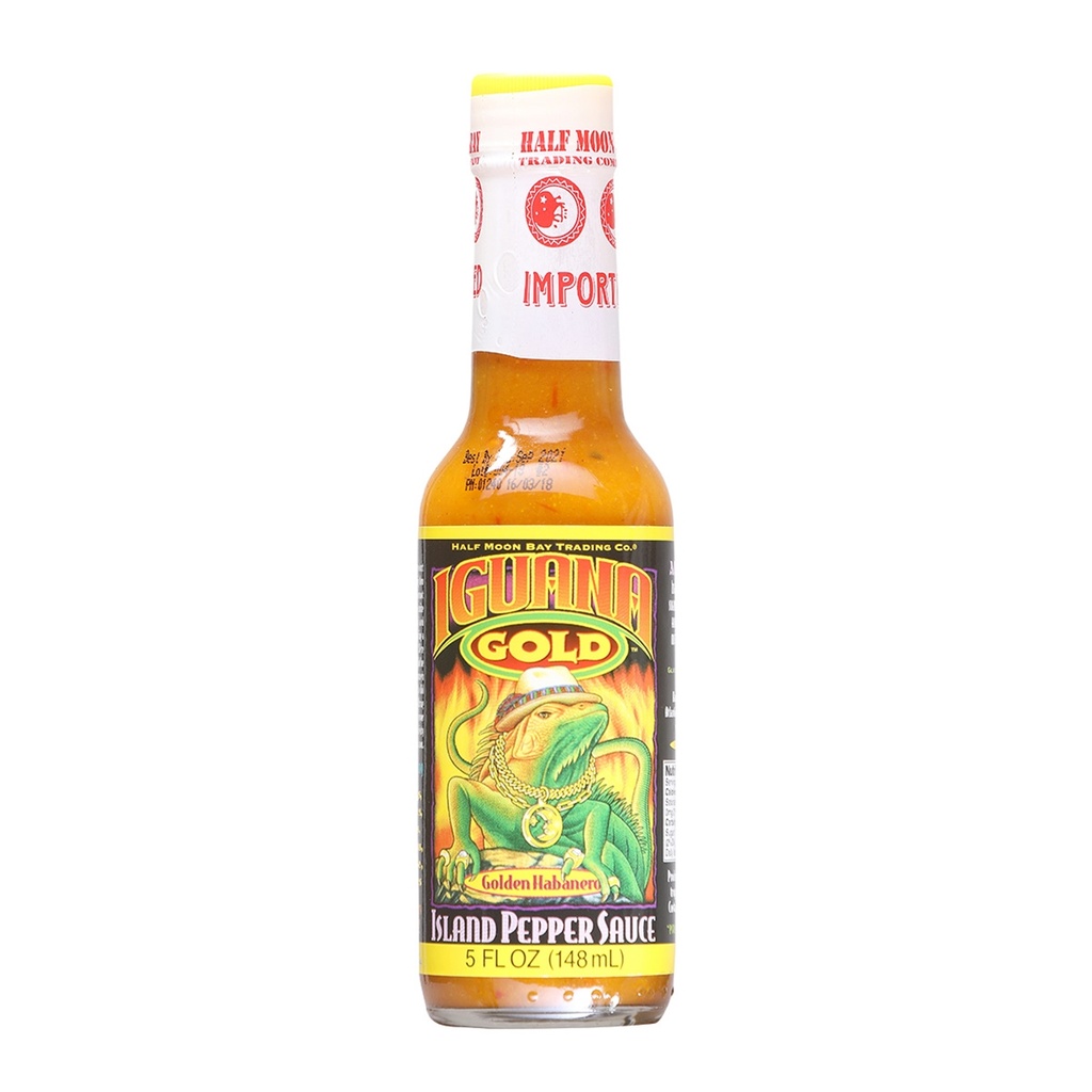 Iguana Gold Island Pepper Sauce 5 oz.