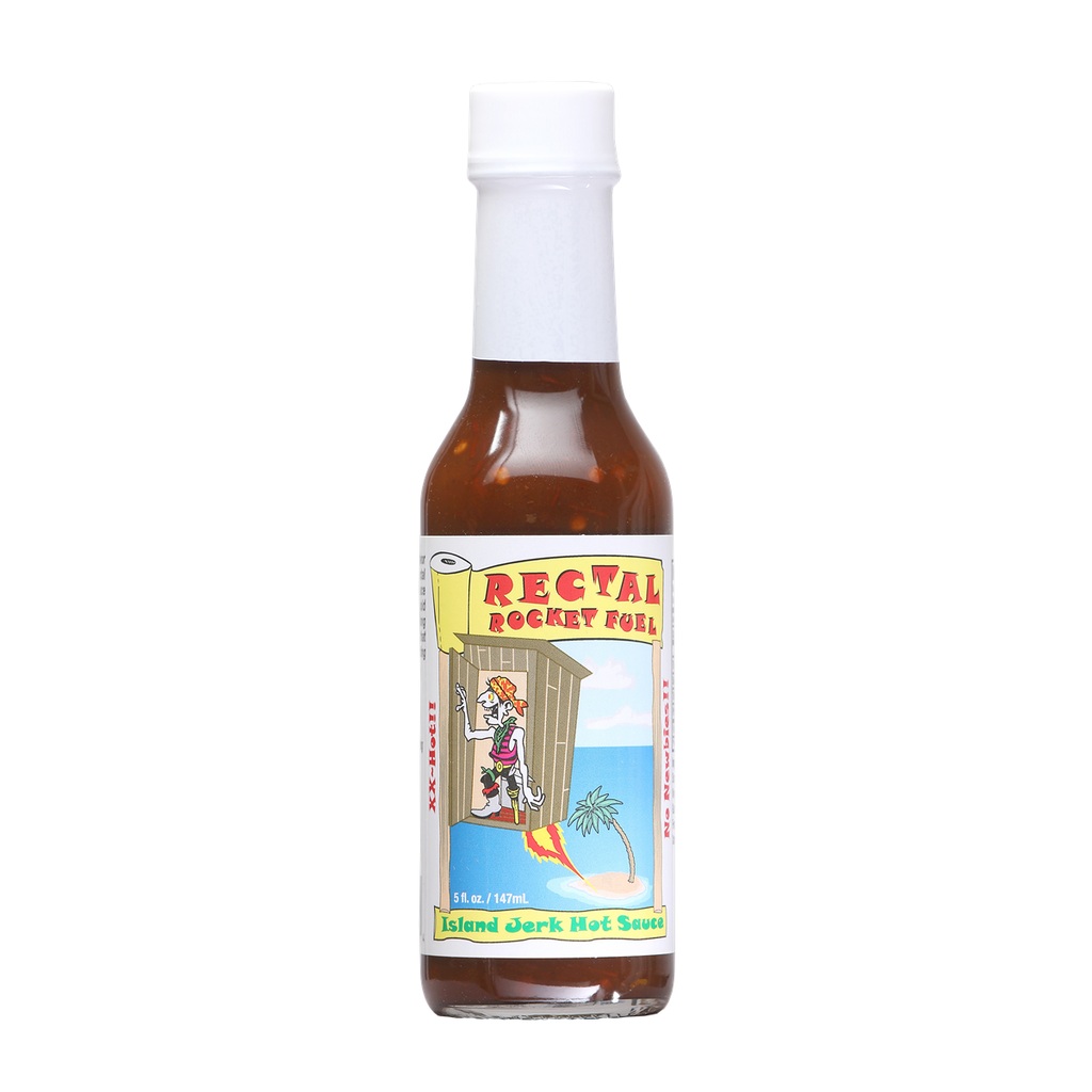 Rectal Rocket Fuel Island Jerk Hot Sauce