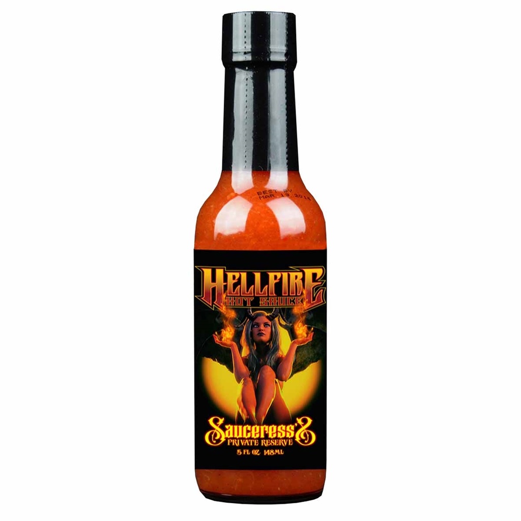 Hellfire Hot Sauce Inc. Sauceress's Private Reserve Hot Sauce