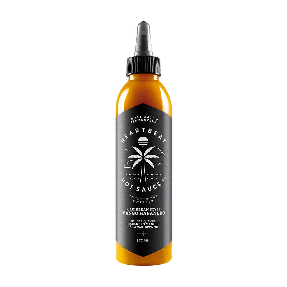 Heartbeat Hot Sauce Co. Caribbean Style Mango Habanero Hot Sauce