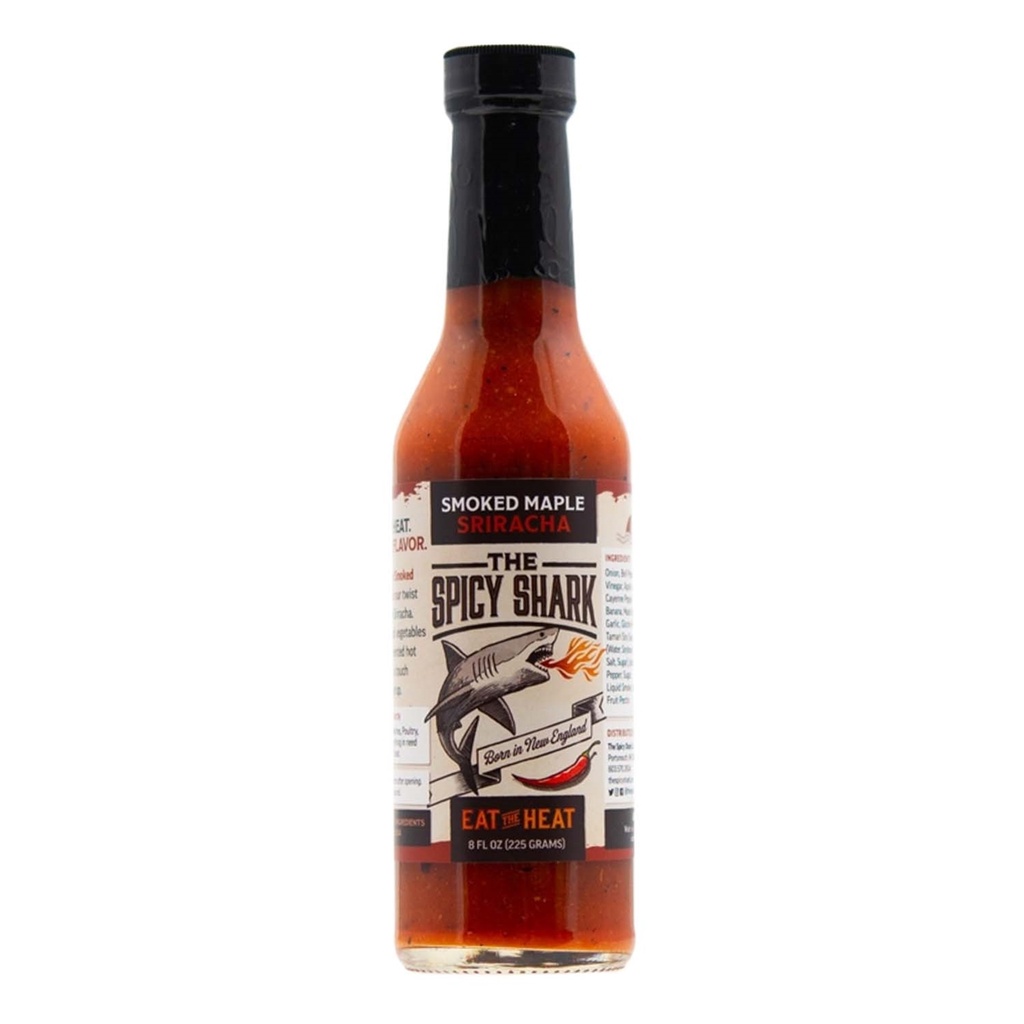 Spicy Shark Smoked Maple Sriracha Hot Sauce