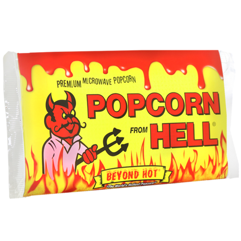 Popcorn From Hell BEYOND HOT Microwave Popcorn