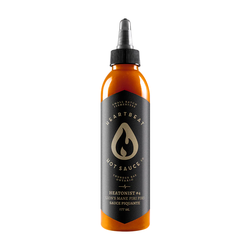 Heartbeat Hot Sauce Co. Lion's Mane Piri Piri Hot Sauce