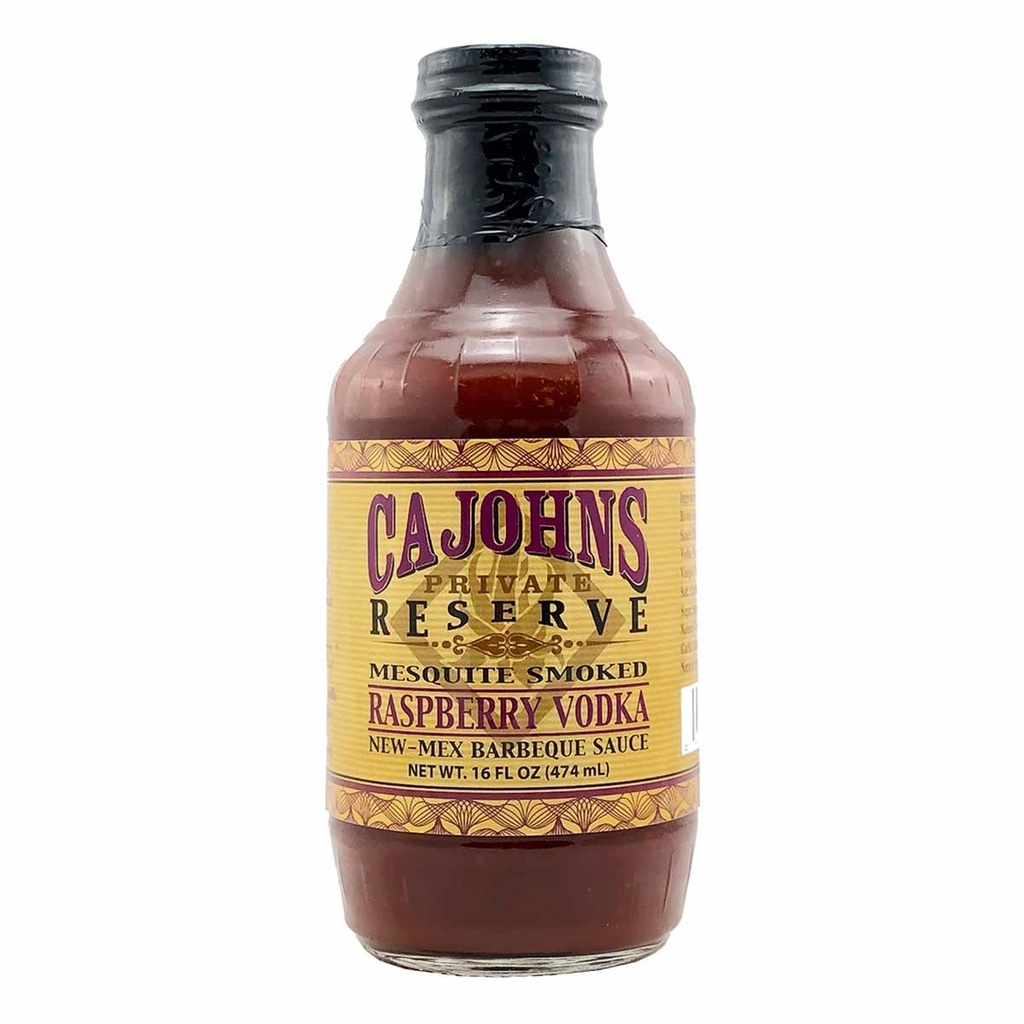 CaJohns Private Reserve Raspberry Vodka New-Mex Barbeque Sauce