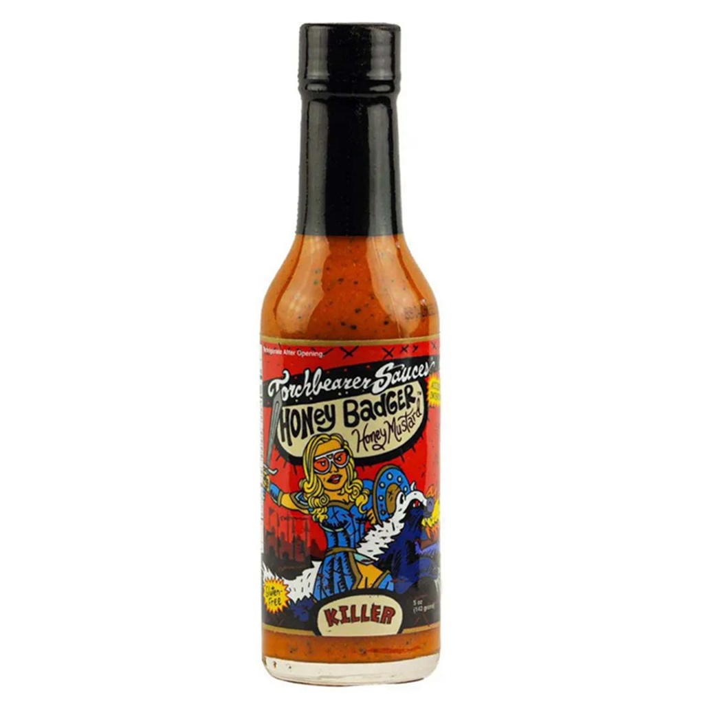 Torchbearer Sauces Honey Badger "Killer Honey Mustard" Hot Sauce