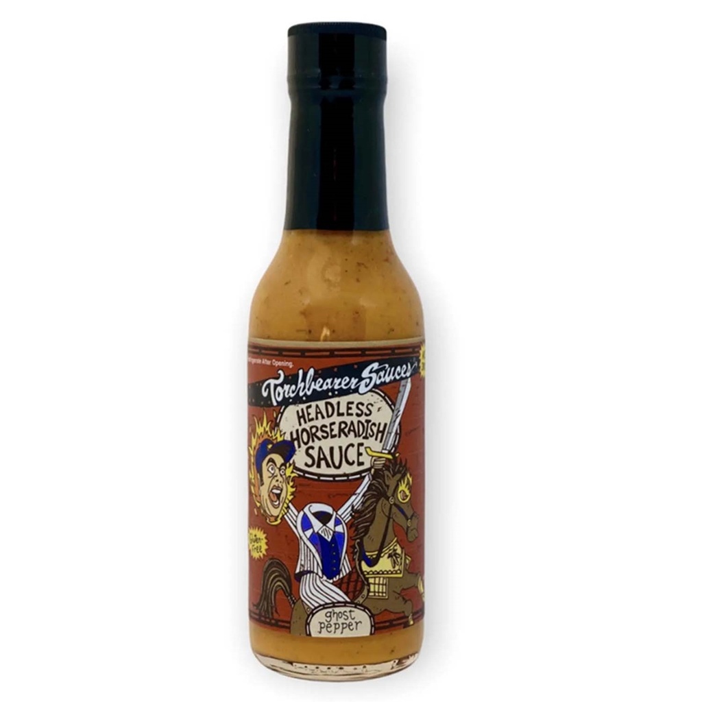 Torchbearer Sauces Headless Horseradish "Ghost Pepper" Hot Sauce