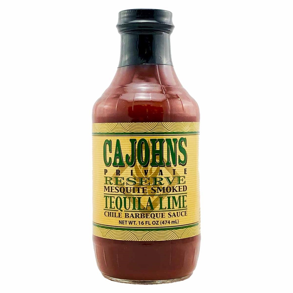 CaJohns Private Reserve Tequila Lime Chile Barbeque Sauce