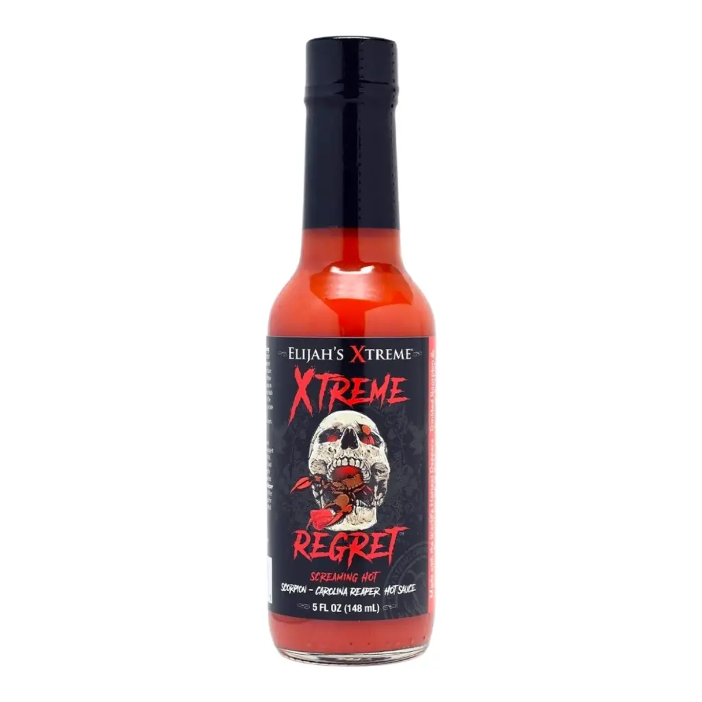 Elijah's Xtreme Regret Trinidad Scorpion Hot Sauce