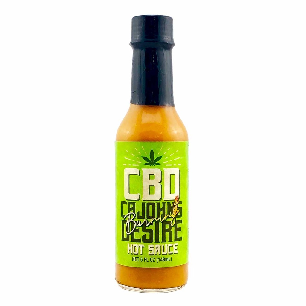 DISCONTINUED: CaJohns Burning Desire CBD Hot Sauce