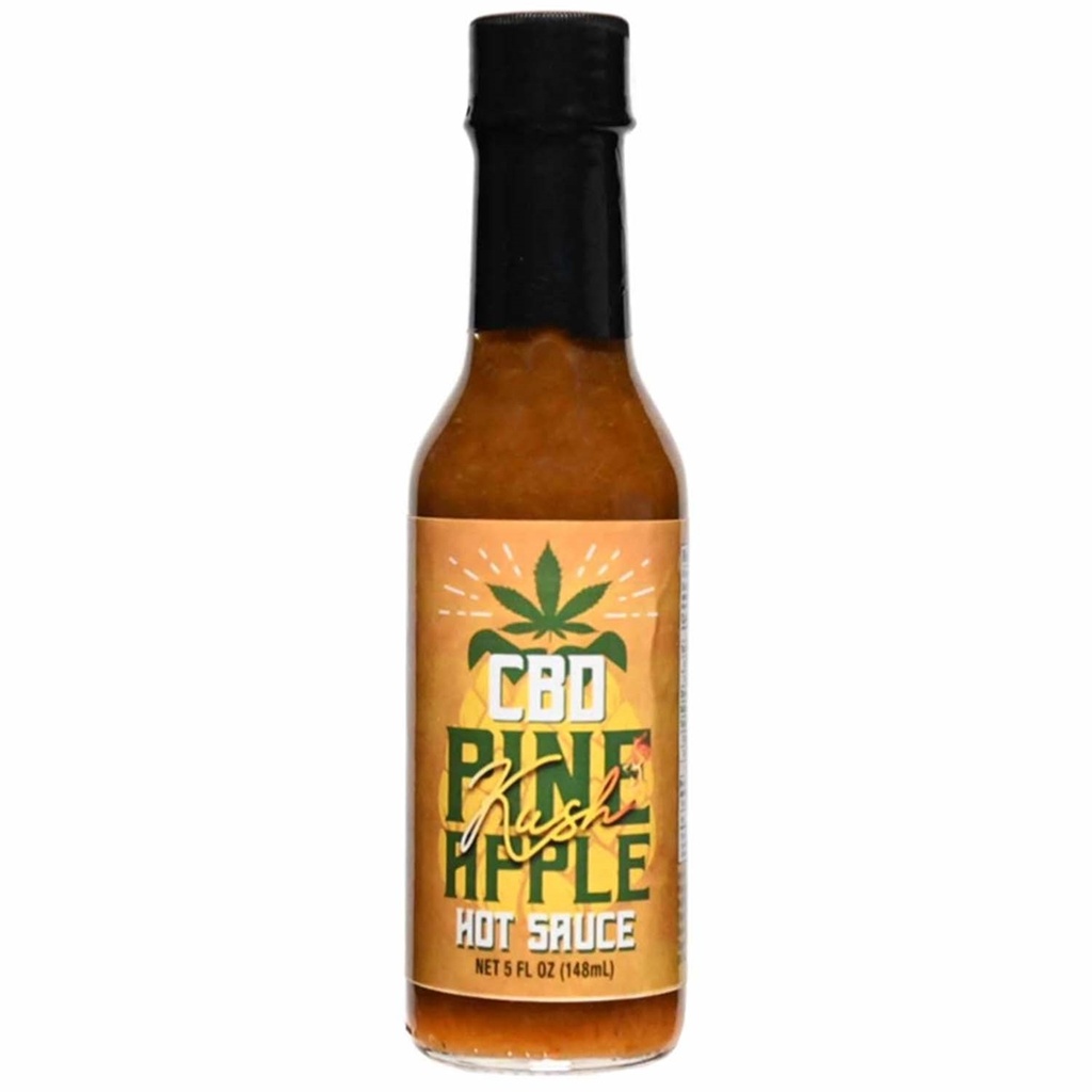 DISCONTINUED: CaJohns Pineapple Kush CBD Hot Sauce