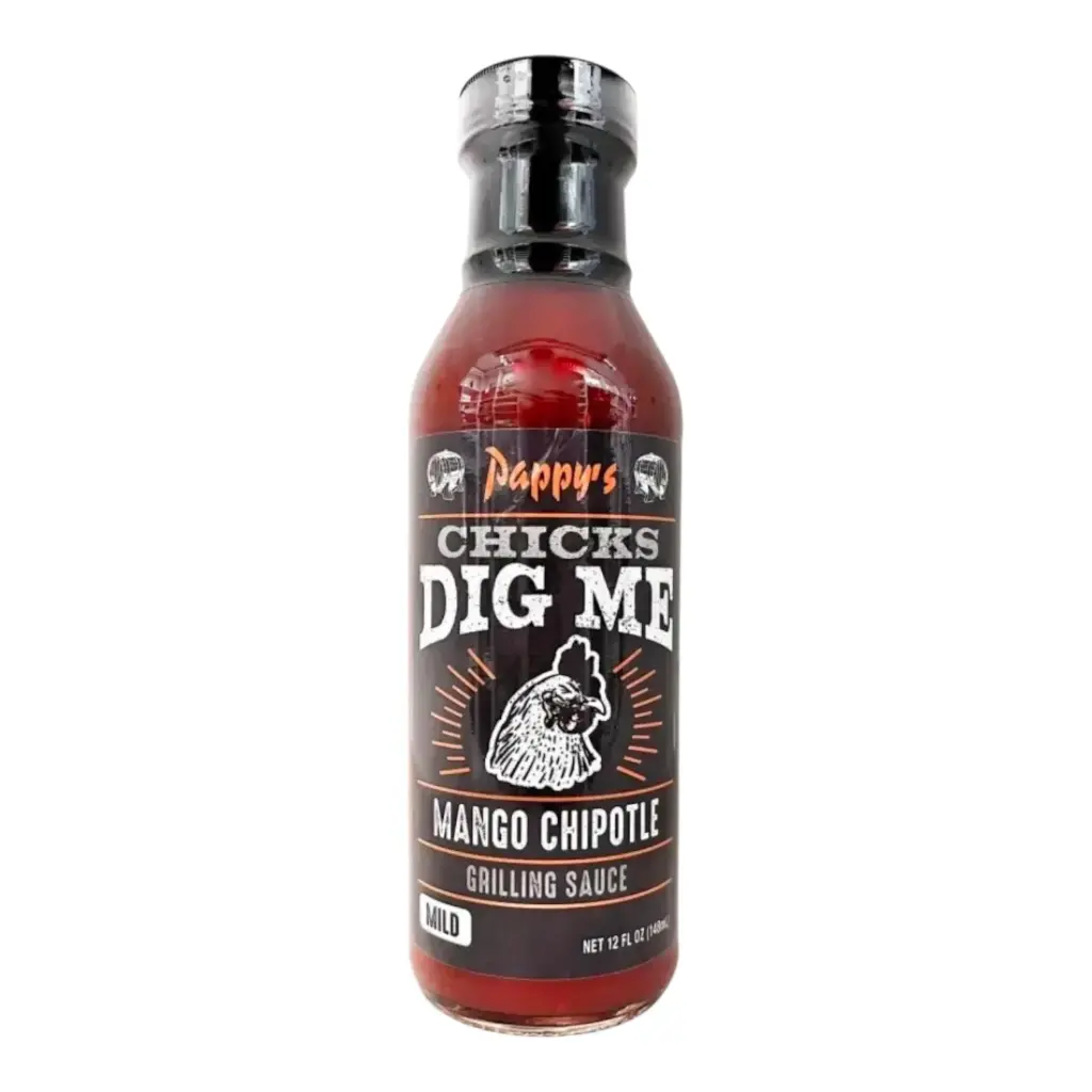 Pappy's "Chicks Dig Me" Mild Mango Chipotle Grilling Sauce