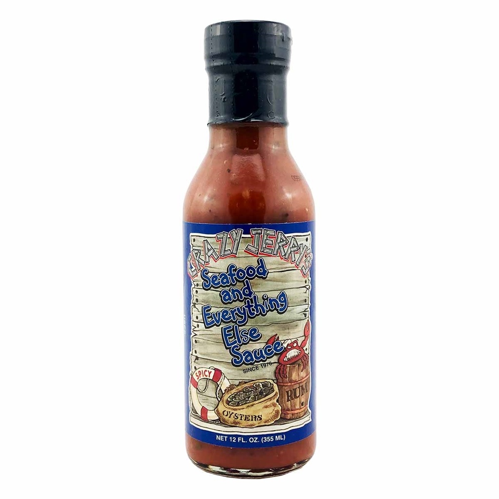 DISCONTINUED: Crazy Jerry's Seafood and Everything Else Sauce