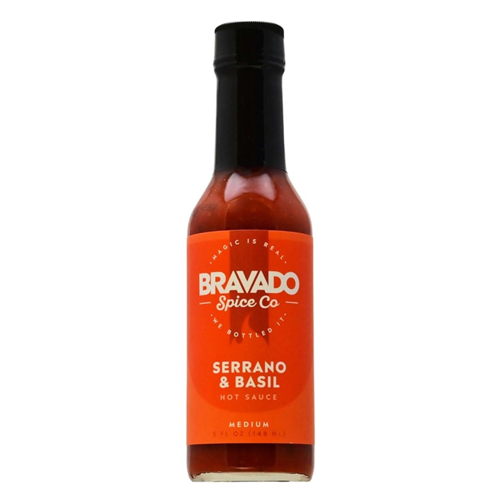 Bravado Spice Co. Serrano & Basil Hot Sauce