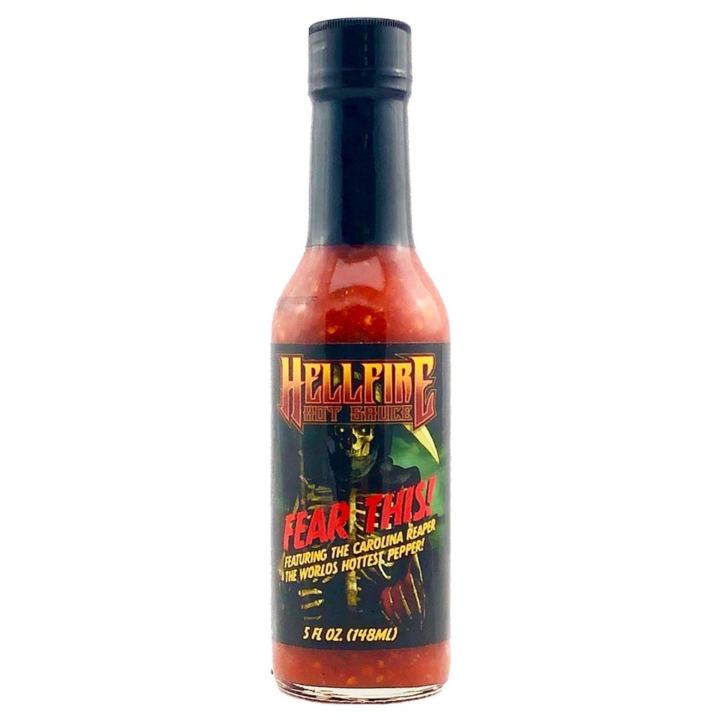 Hellfire Hot Sauce Inc. Fear This! Carolina Reaper Hot Sauce