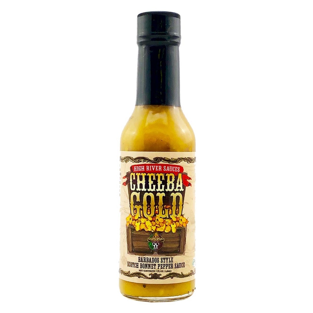 High River Sauces Cheeba Gold Barbados Style Scotch Bonnet Pepper Sauce