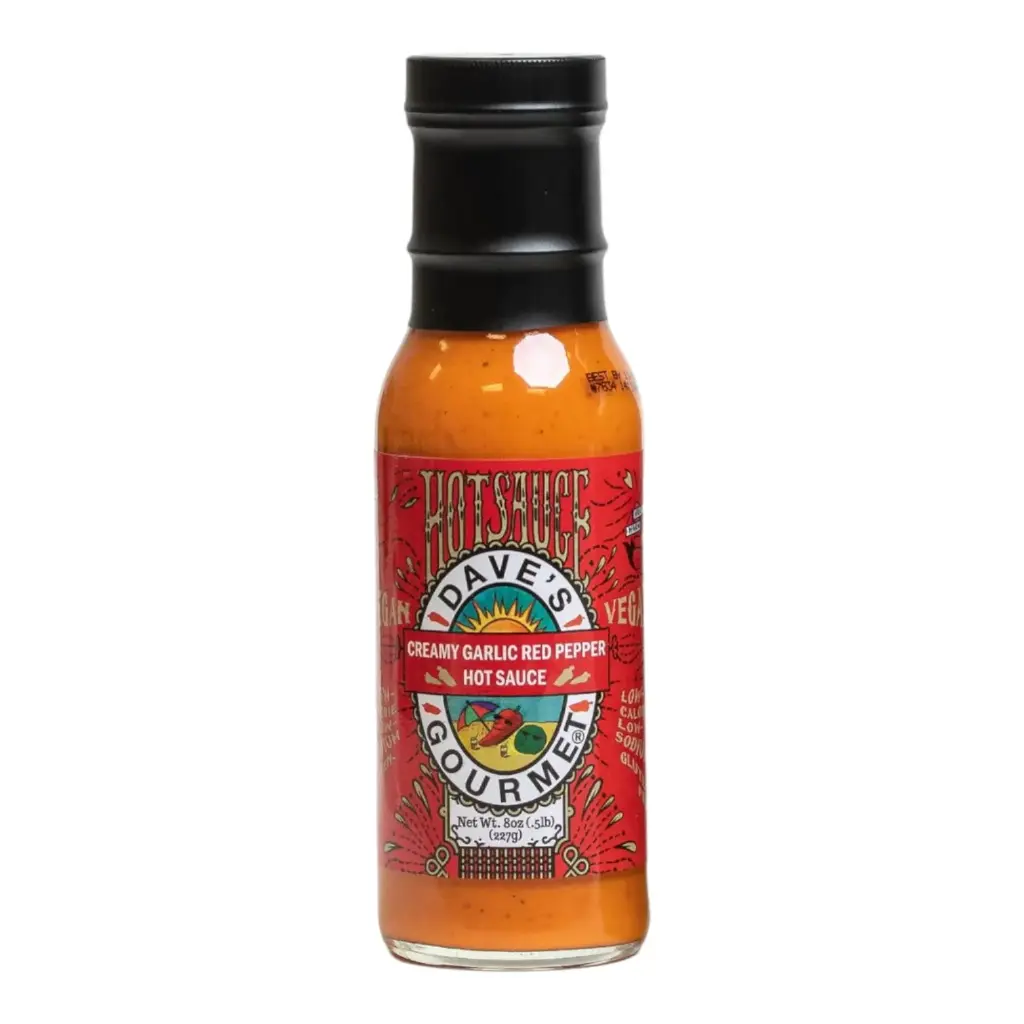 Dave's Gourmet Creamy Garlic Red Pepper Hot Sauce