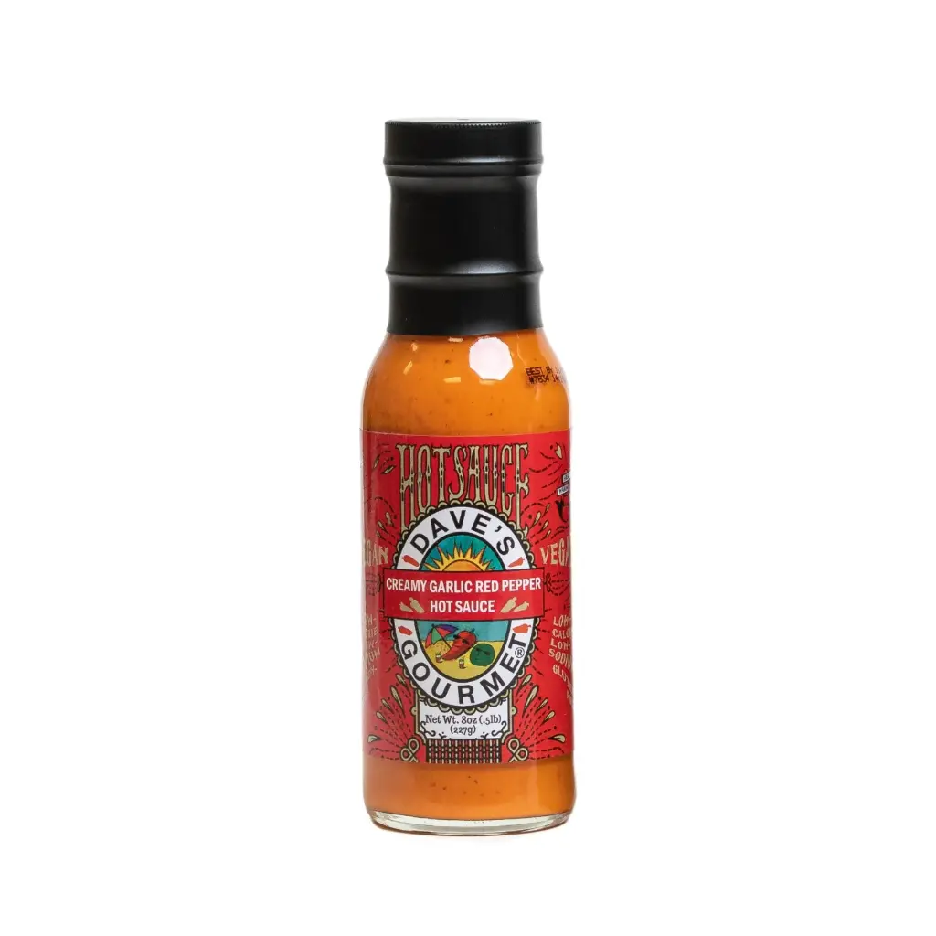 Dave's Gourmet Creamy Garlic Red Pepper Hot Sauce