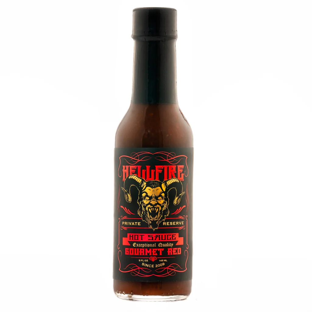 Hellfire Hot Sauce Inc. Private Reserve Gourmet Red Hot Sauce