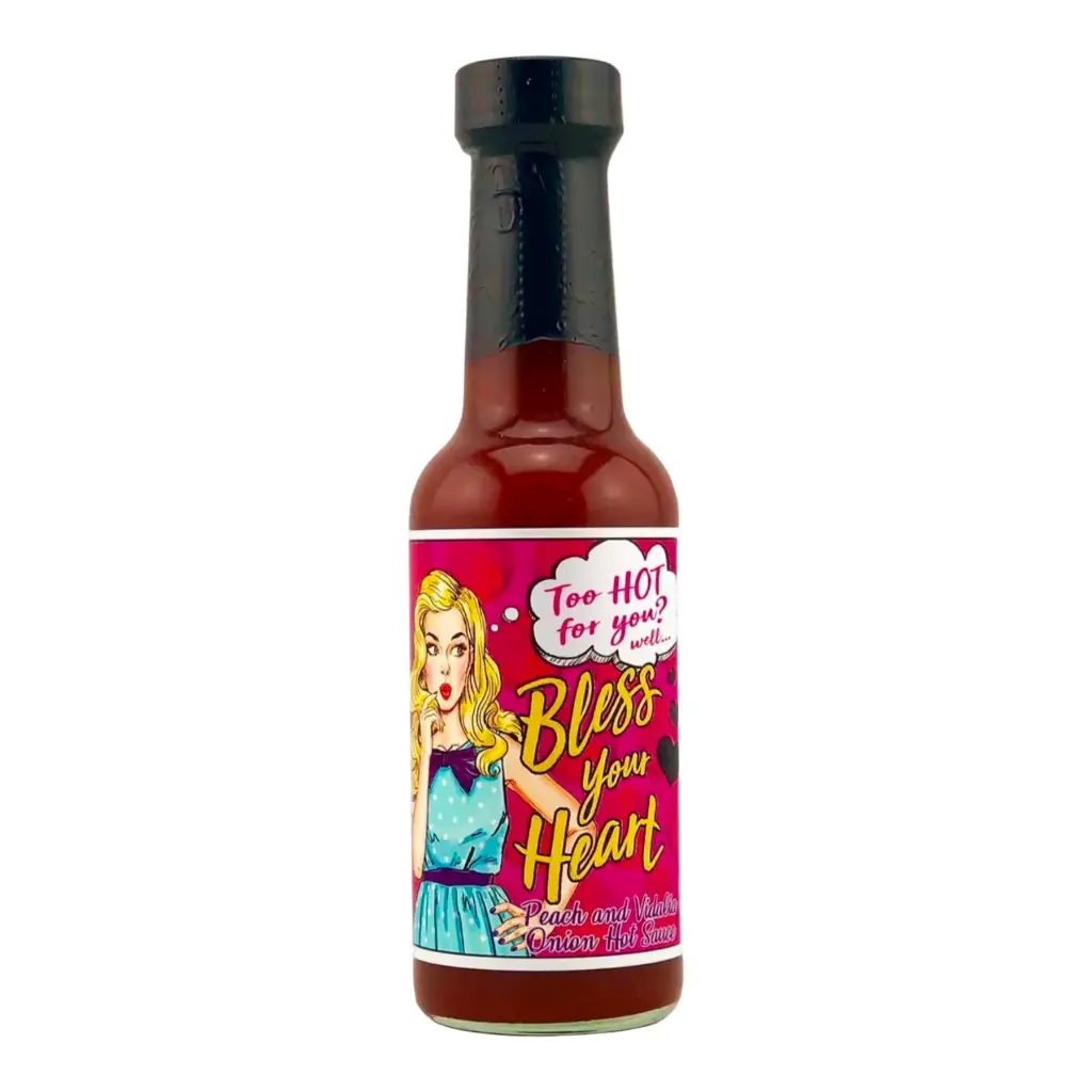 Bless Your Heart Peach & Vidalia Onion Hot Sauce