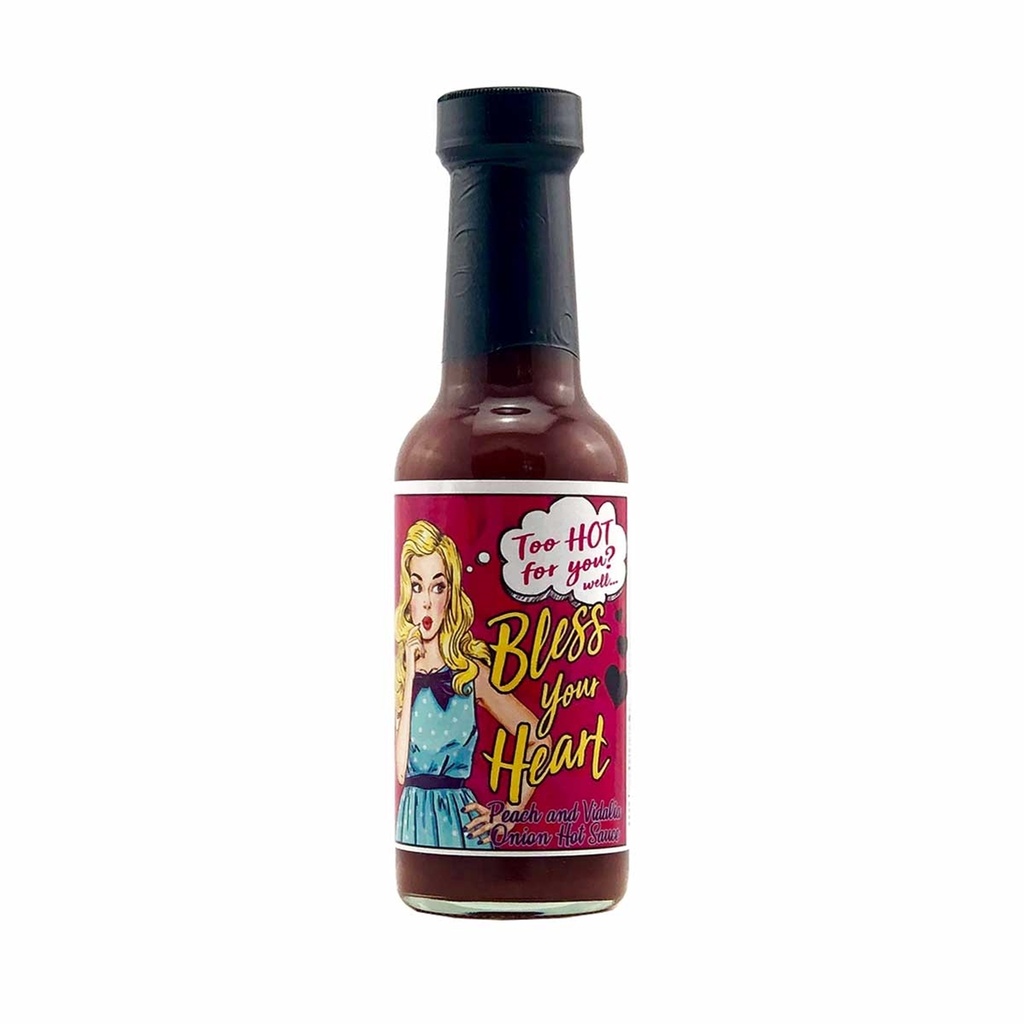 Bless Your Heart Peach & Vidalia Onion Hot Sauce