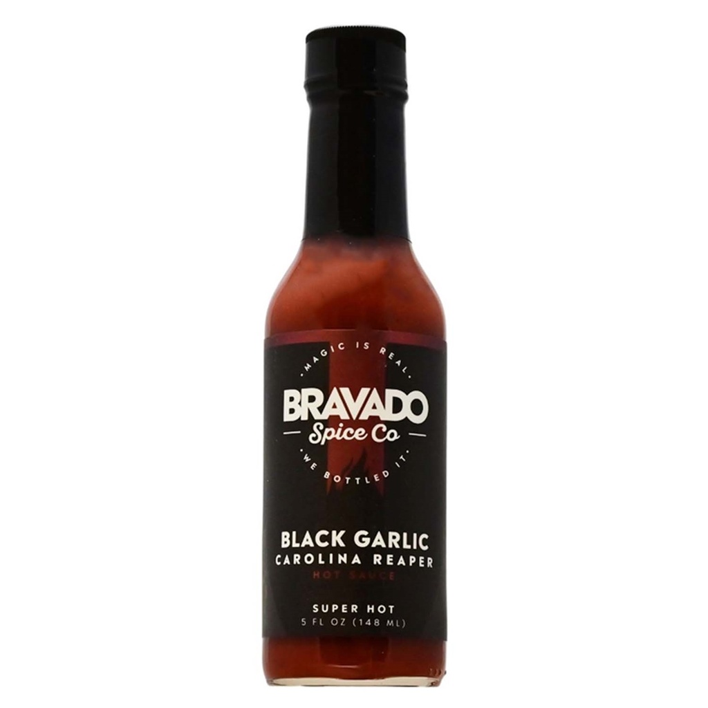 Bravado Spice Co. Black Garlic Carolina Reaper Hot Sauce