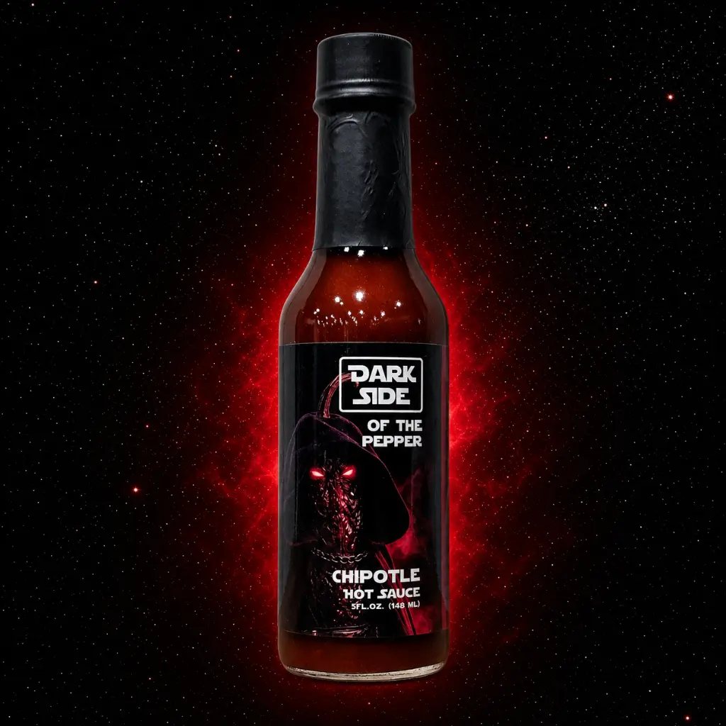 DARK SIDE of the Pepper Chipotle Hot Sauce