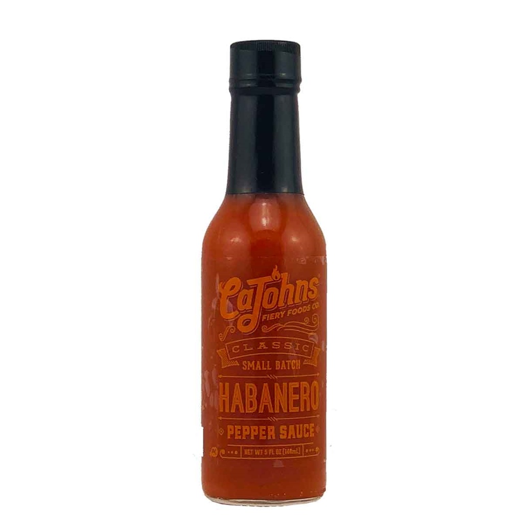 CaJohns Classic Small Batch Habanero Pepper Sauce