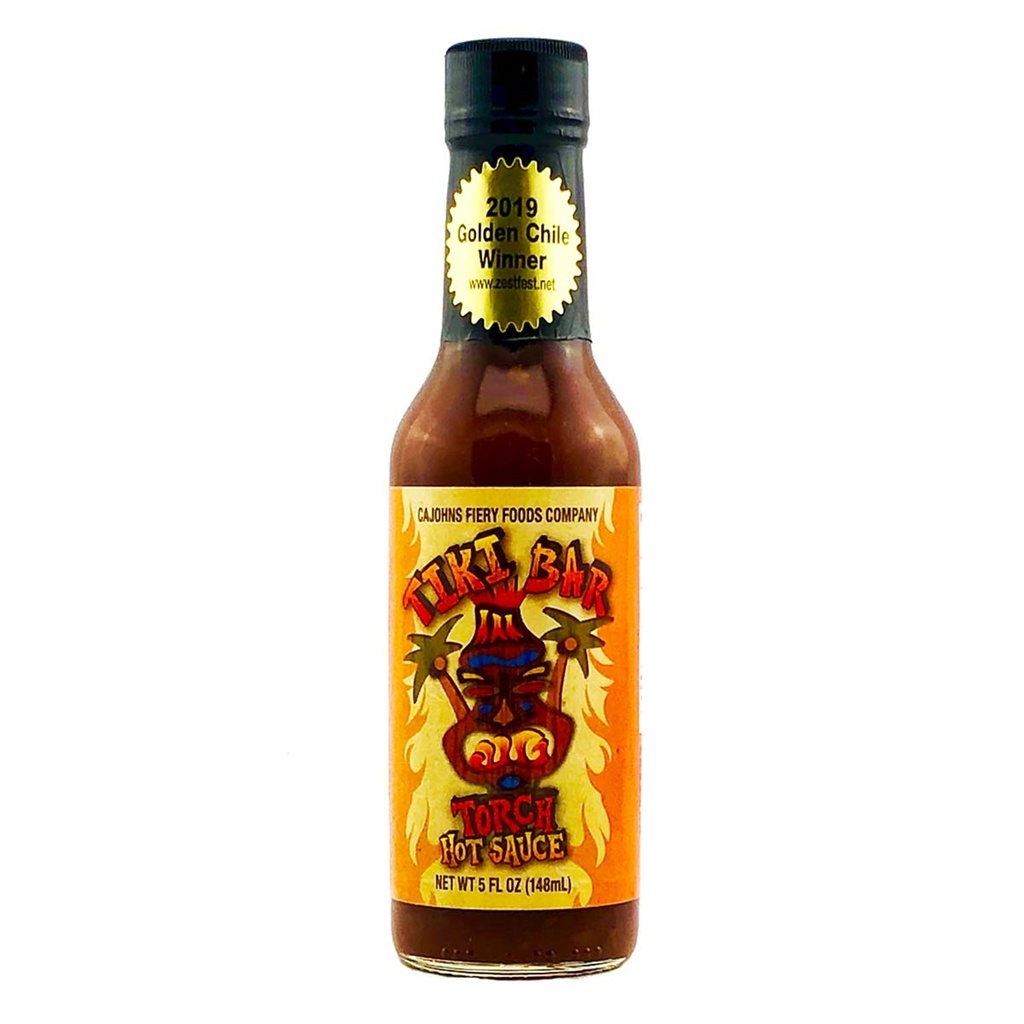 DISCONTINUED: CaJohns Tiki Bar Torch Hot Sauce