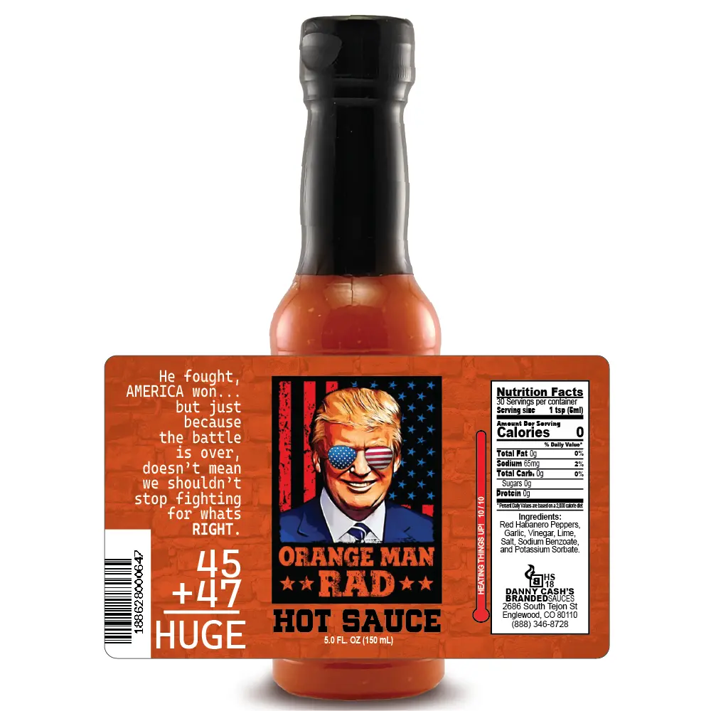 Orange Man ** RAD ** Hot Sauce